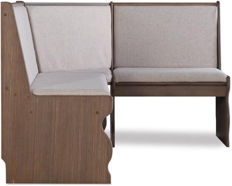 Riverbay Furniture Madison 3 Piece Adult Transitional Wood Adaptable Dining Furniture Sets Brown