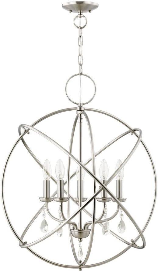 Livex Lighting Aria 5 - Light Chandelier in  Black