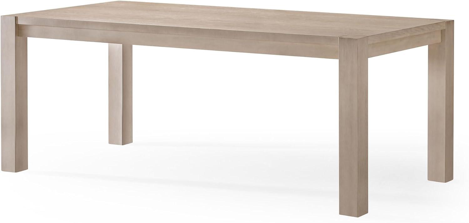 Maven Lane Cleo Contemporary Wooden Dining Table in Refined White Finish