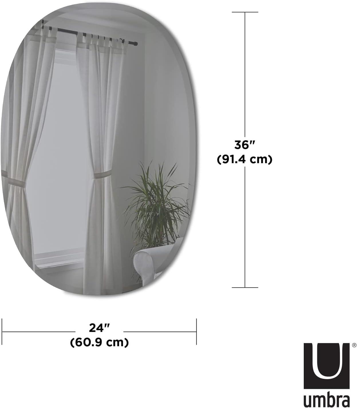 Umbra Beveled Oval Mirror