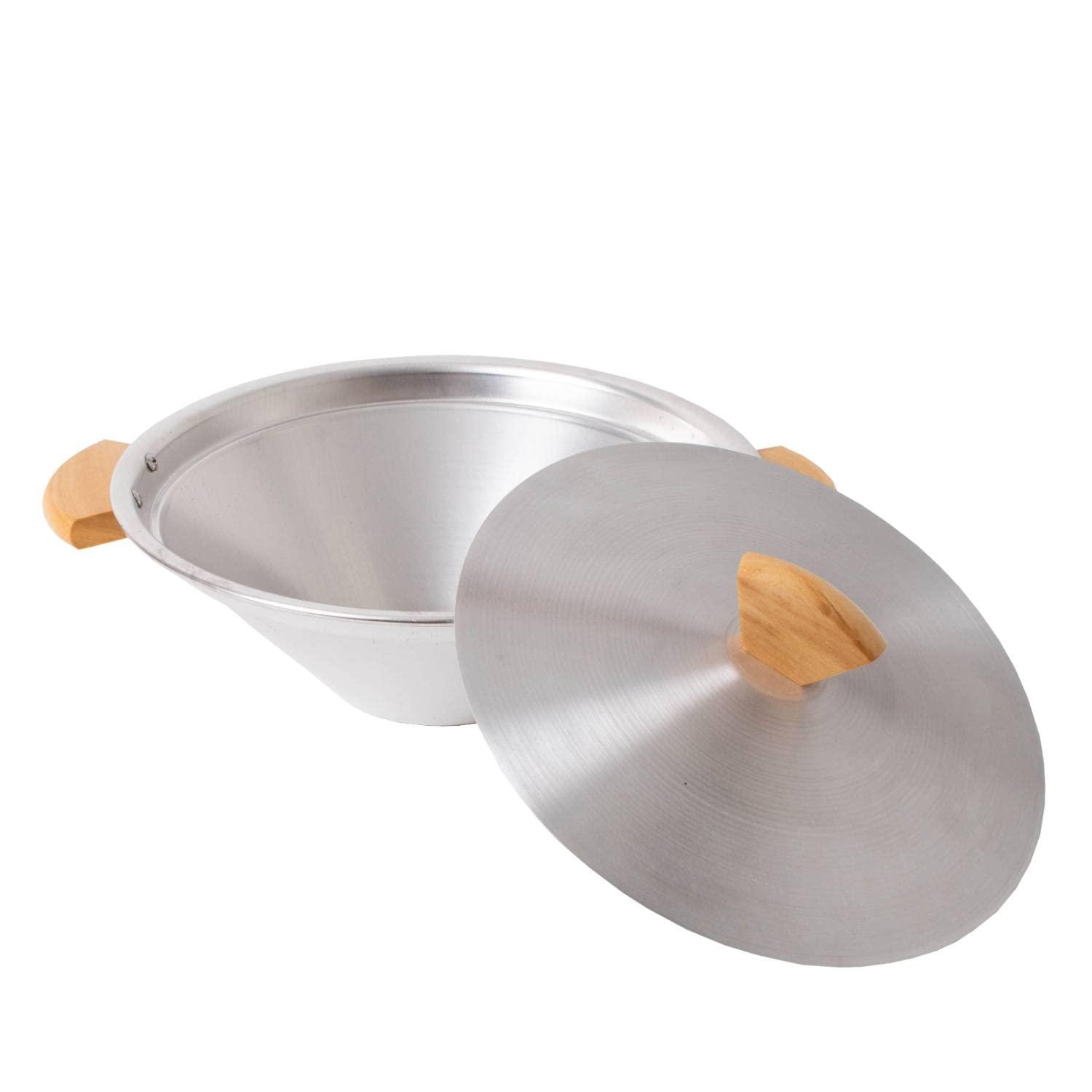 Atom Popcorn Popper - Pop Corn Easily on your Stovetop, Aluminum, Makes 2.5 Quarts