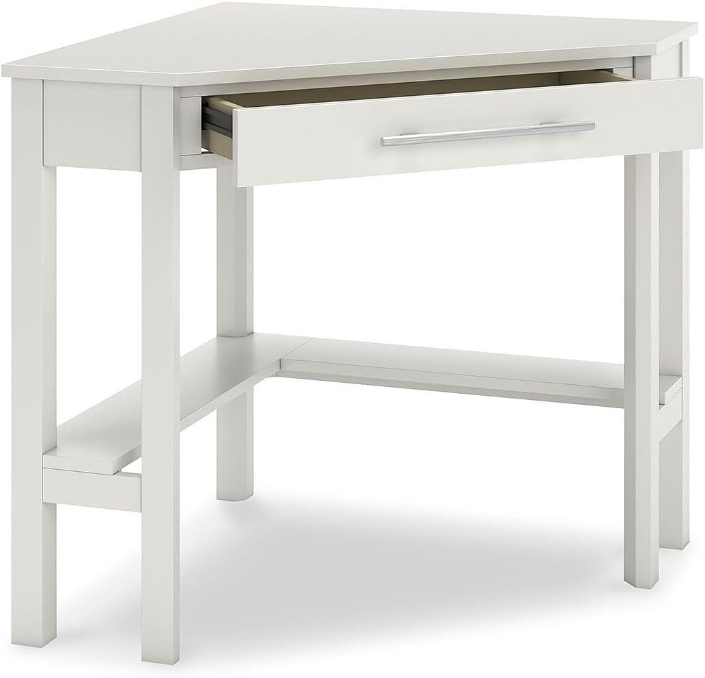 Keyiona Corner Solid Wood Base Writing Desk