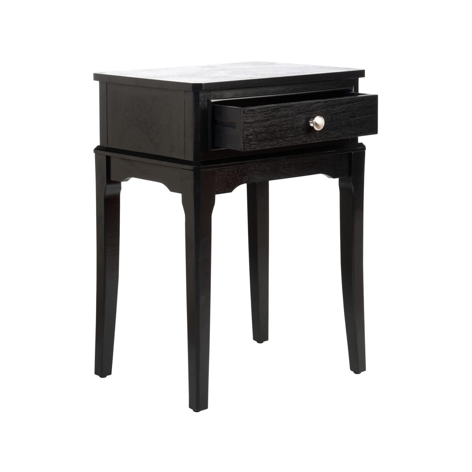 Opal 1 Drawer Accent Table - ACC5719B - Black - Safavieh