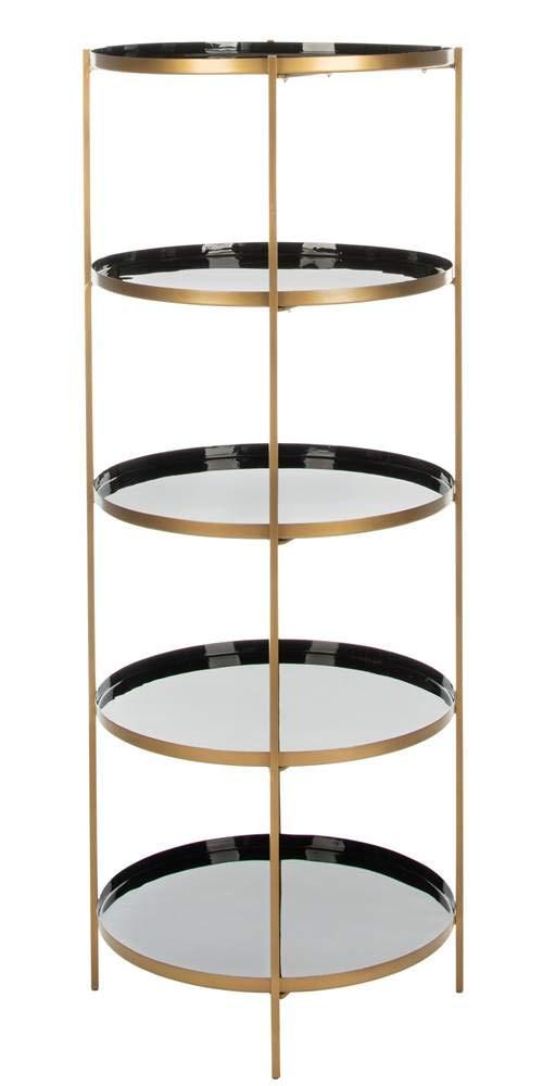 Everly Quinn Enamel Etagere Bookcase