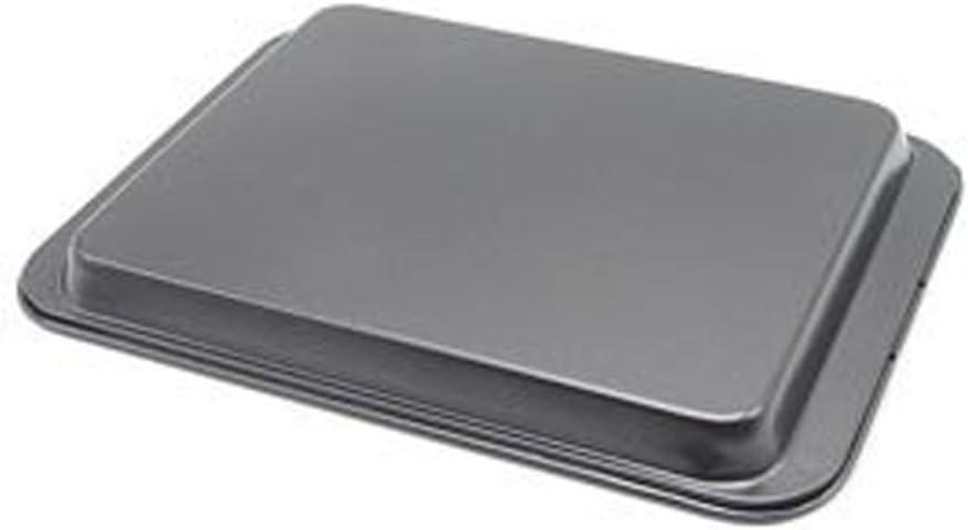 Baking Sheet Set of 2, SS&CC Profession 8 Inch Nonstick Sheet Pan Set, Dishwasher Safe, Organic Environmental Friendly Premium Coating, Carbon Steel Half Toaster Oven Pan Tray Replacem