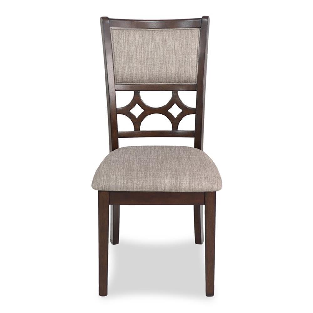 New Classic Furniture Mitchell 5-Piece Transitional Wood Dining Set in Cherry