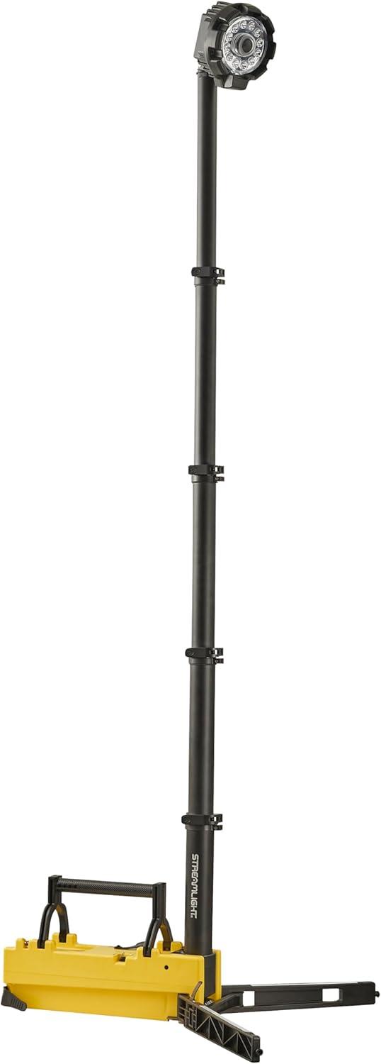 Portable Scene Light w/120V AC/12V DC-Yel