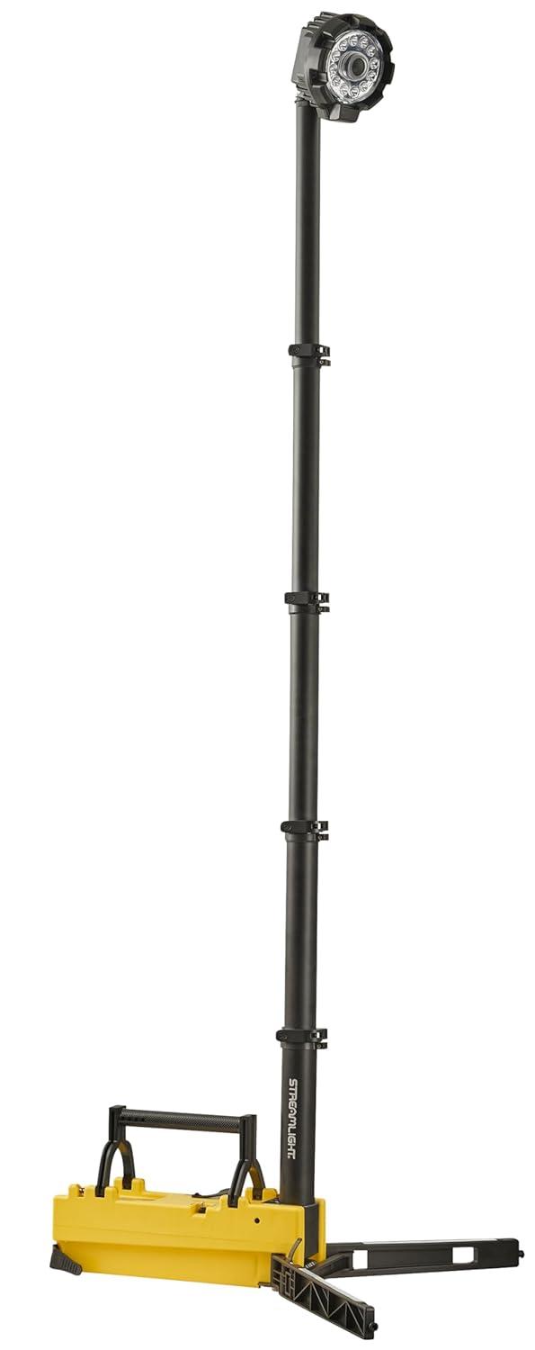 Portable Scene Light w/120V AC/12V DC-Yel