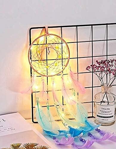 Kungugu Traditional Multicolor Metal LED Dream Catcher