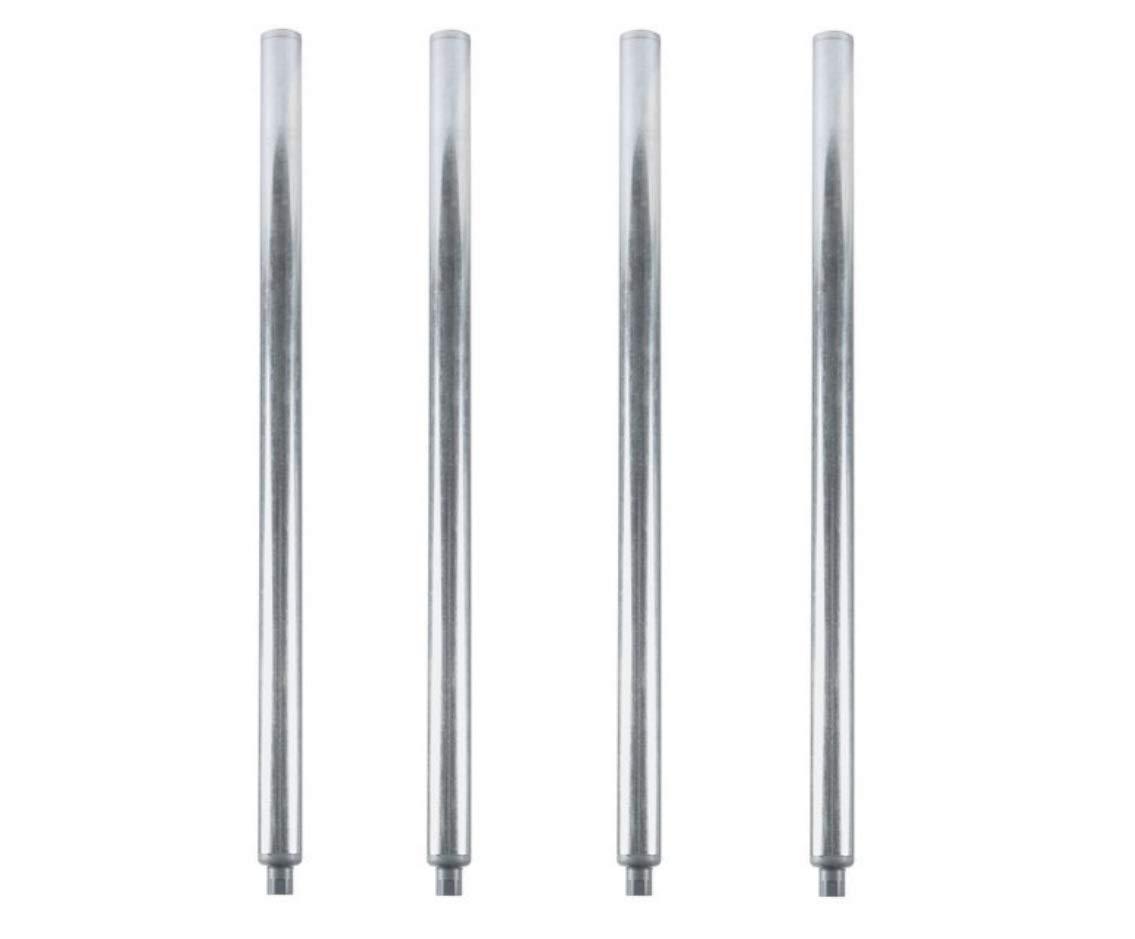 Express KitchQuip Galvanized Steel Legs for Work Table. Set of 4