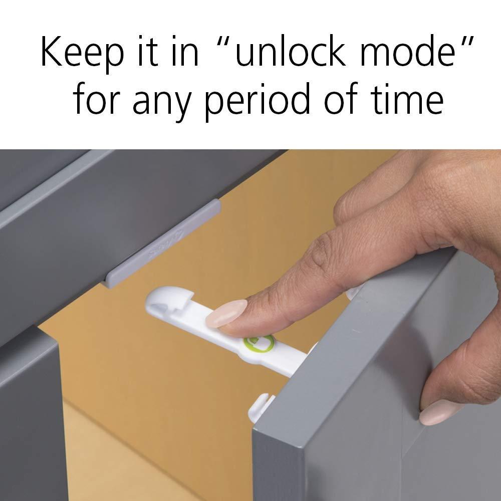 Safety 1st Adhesive Cabinet Latch For Childproofing - 8pk