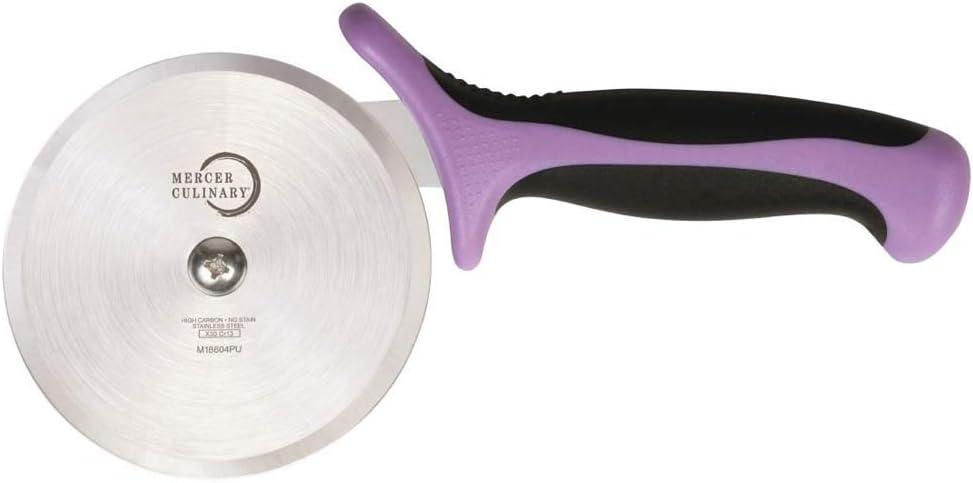 Mercer 4" Purple High Carbon Steel Pizza Cutter