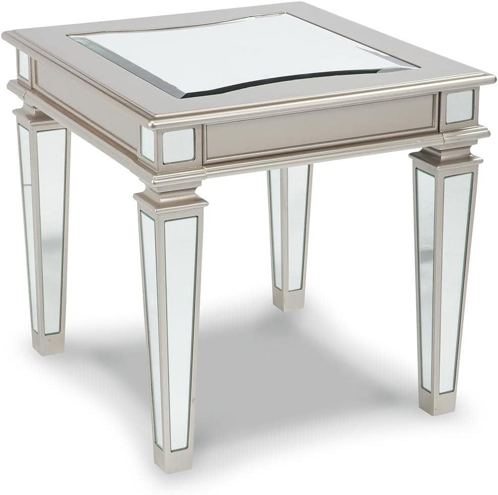 Tessani End Table Silver Finish - Signature Design by Ashley