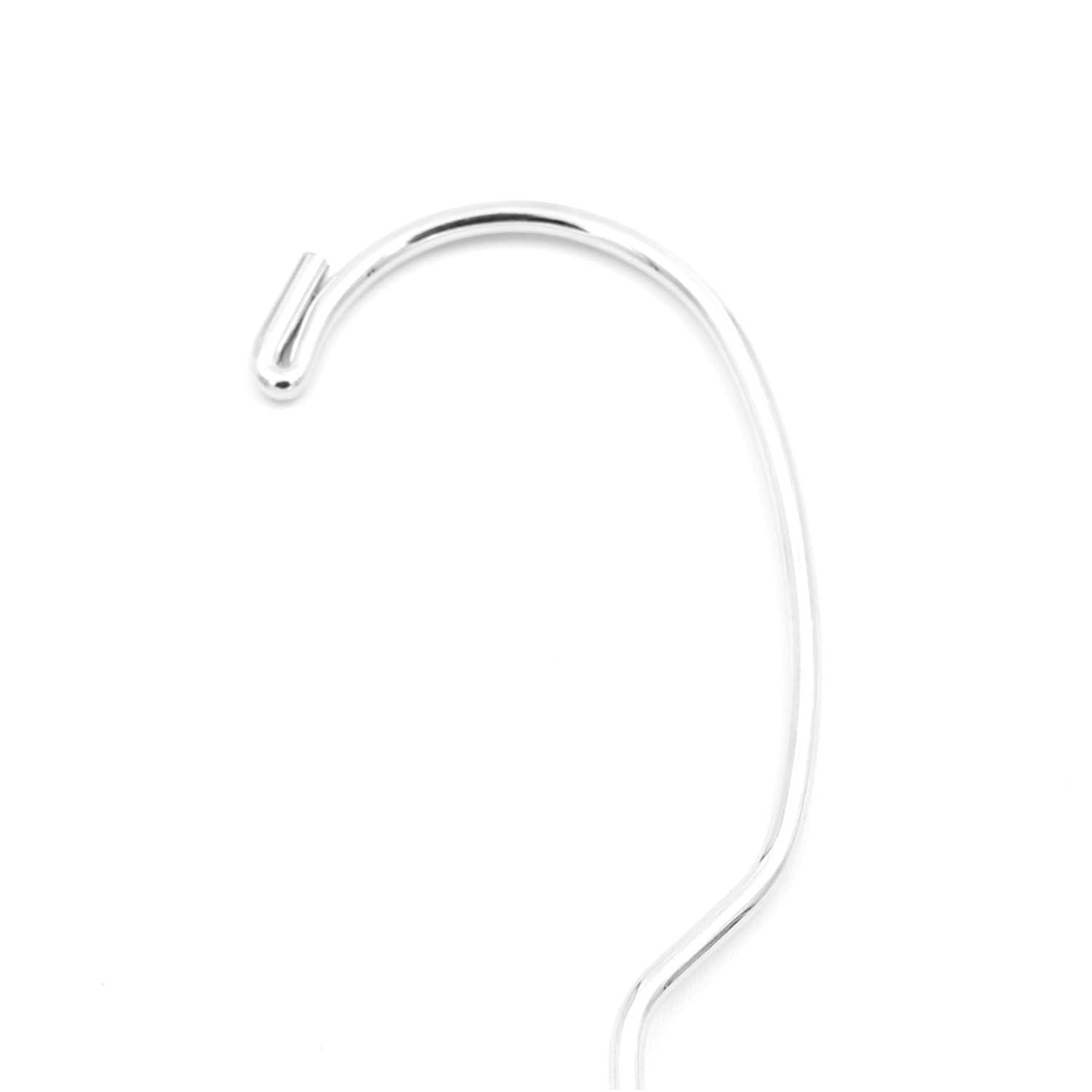 14 Inch Clear Plastic Junior Dress Hangers with Chrome Hook