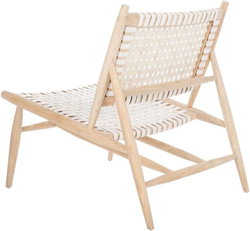 Soleil Accent Chair - ACH1001 - White/Natural - Safavieh