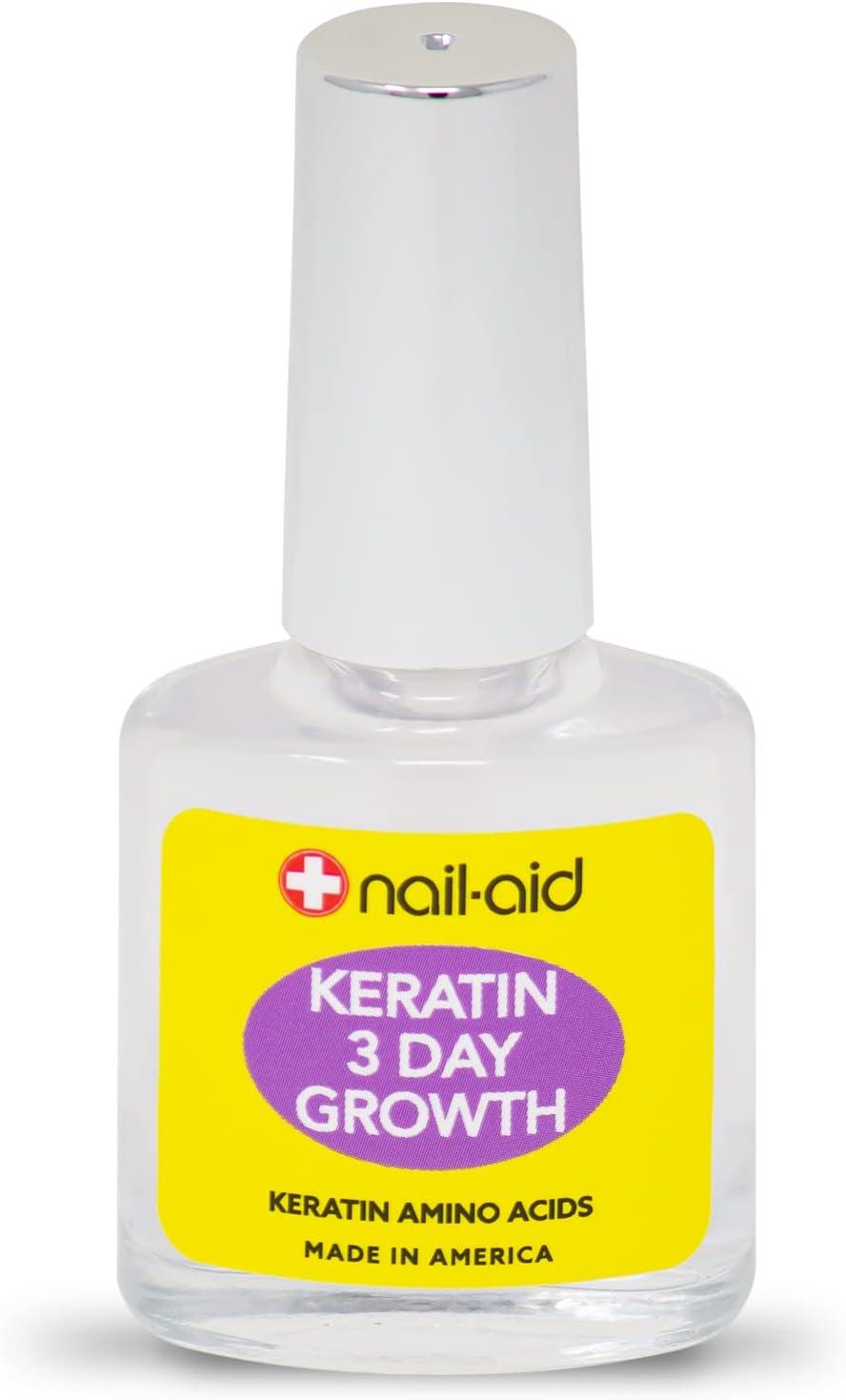 Nail-Aid 3 Day Growth Keratin Amino Acids Formula, 0.55 Fl Oz