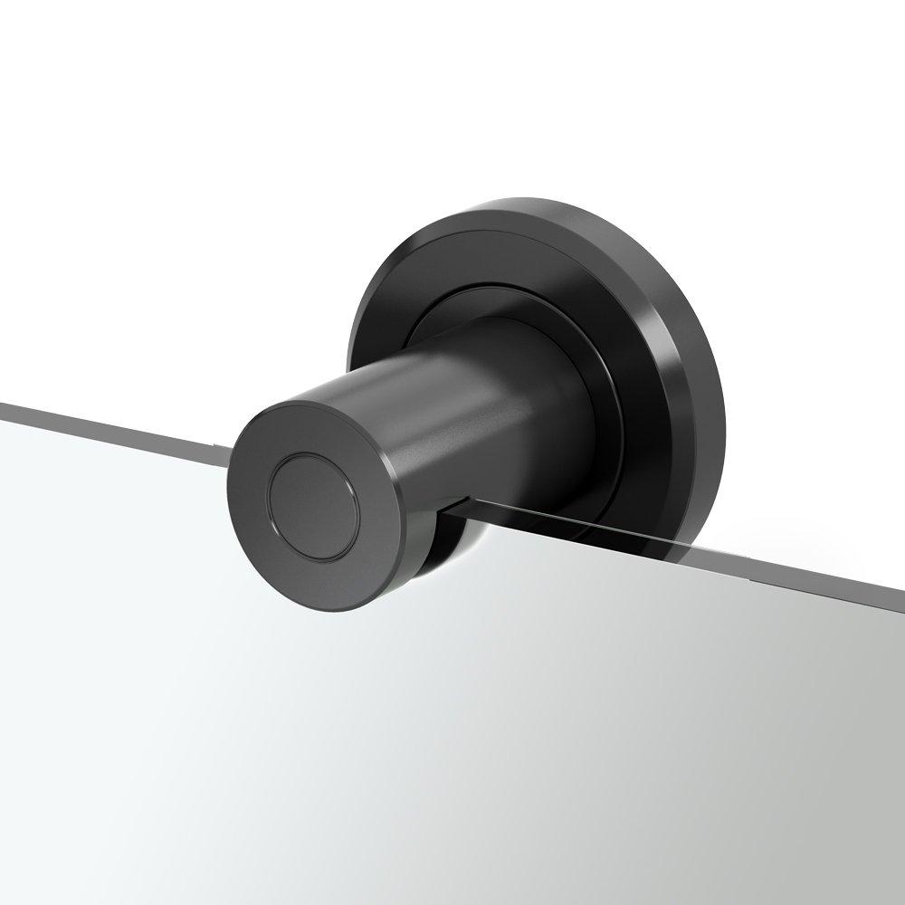 Latitude Wall Mount Frameless Rectangle Bathroom Vanity Mirror | Mount Landscape or Portrait