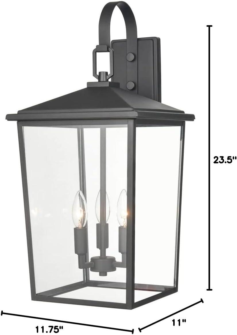 Messerly 3 Light 24" Tall Outdoor Wall Sconce