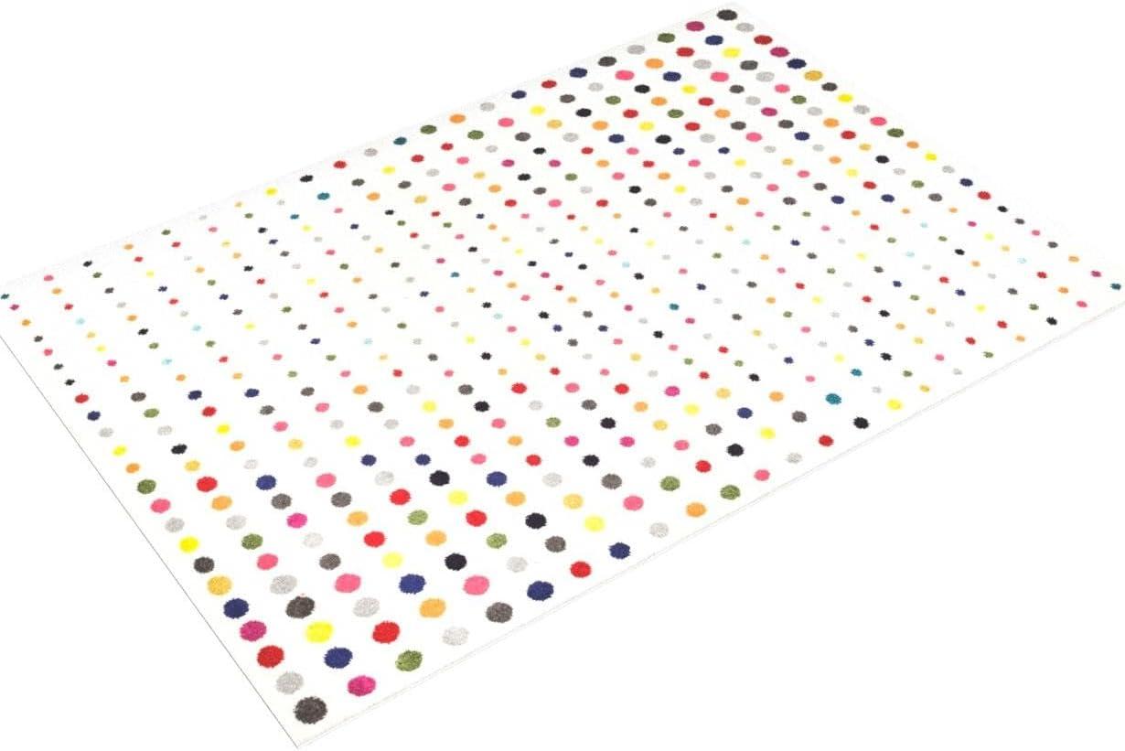 Nuloom Dorie Polka Dot 7x9 Indoor Area Rug for Living Room Bedroom Dining Room Kitchen, Multicolor/Ivory