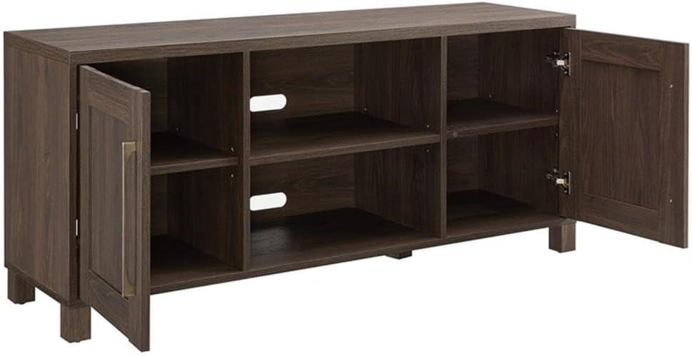 Evelyn&Zoe Chabot Rectangular TV Stand for TV's up to 65" in Alder Brown