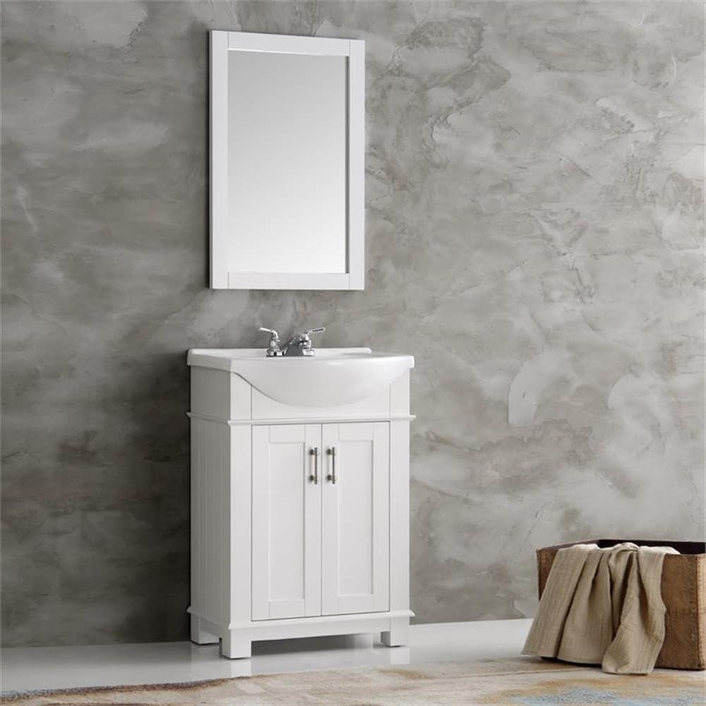 Hartford 24" Freestanding Single Traditional Bathroom Vanity w/ Integrated Sink -Faucet Not Included