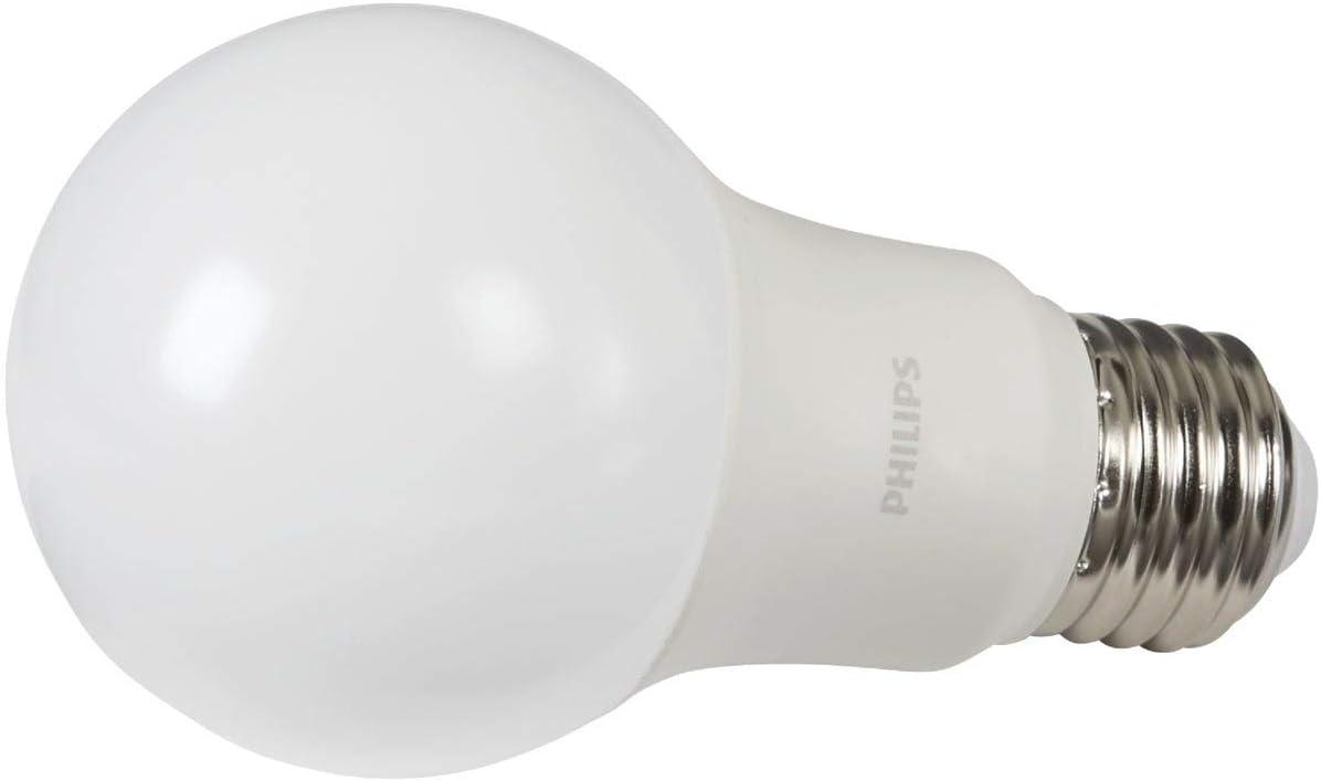 Philips LED 5 W (40 W Equivalent) frosted General Purpose Light Bulbs, A19 Bulb Shape, E26, Base (4 Pack)