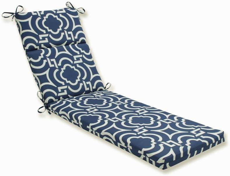 Carmody Outdoor Chaise Lounge Cushion Navy - Pillow Perfect