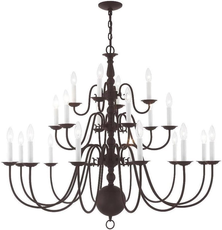 Livex Lighting - Williamsburgh - 22 Light Chandelier in Traditional Style - 42