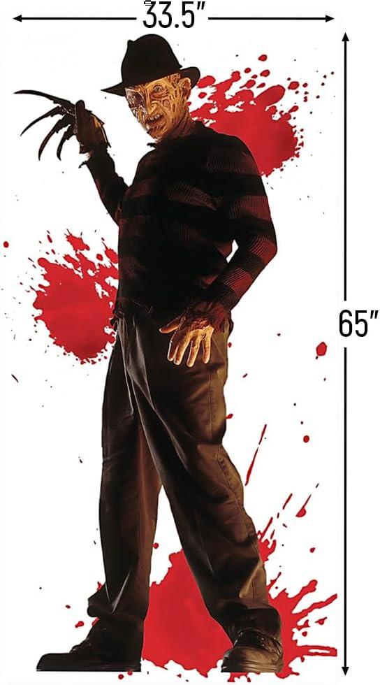 WOWindow Nigtmare On Elm St Freddy Krueger Full Size Halloween Window Sticker