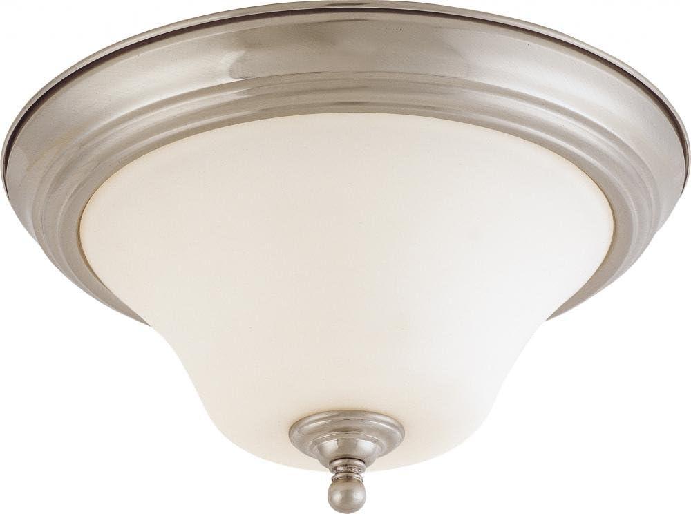 60/1825-Nuvo Lighting-Dupont-Two Light Flush Mount-13 Inches Wide by 7 Inches High