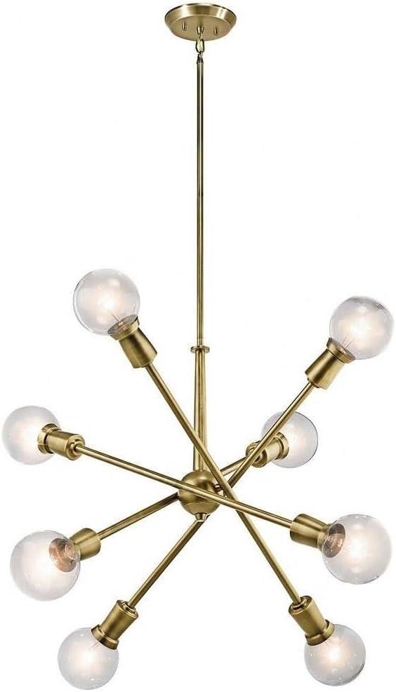 Kichler Lighting Armstrong 8 - Light Chandelier in  Natural Brass