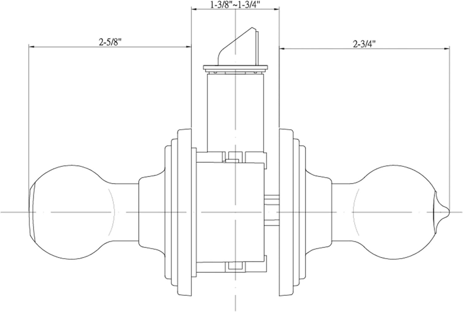 Italian Passage Door Knob