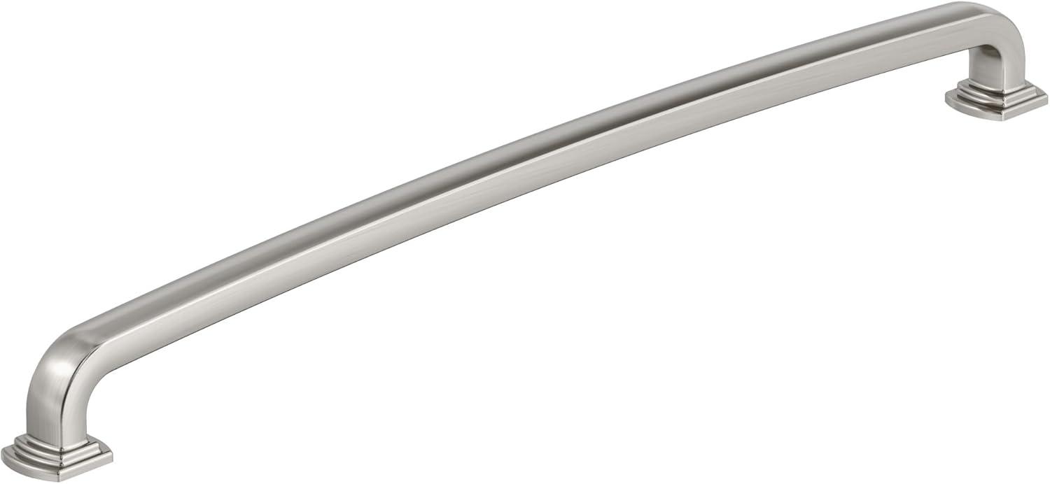 Amerock Surpass 12-5/8 inch (320mm) Center-to-Center Satin Nickel Cabinet Pull