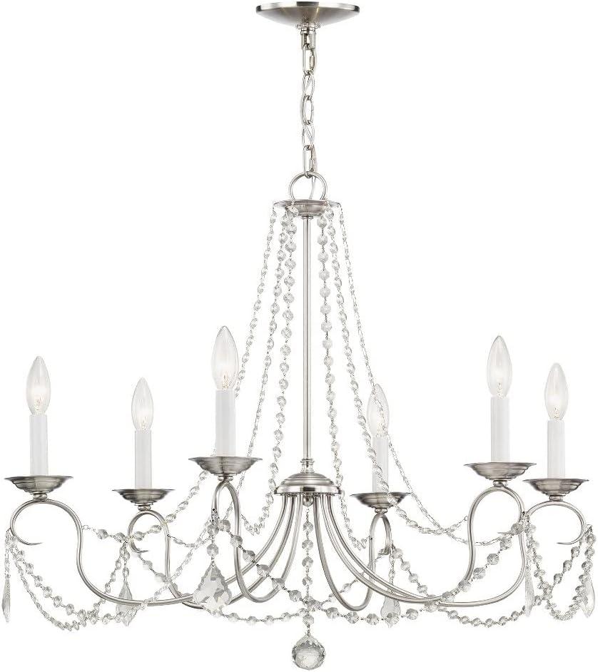 Livex Lighting Pennington 6 - Light Chandelier in  Hand Applied Venetian Golden Bronze