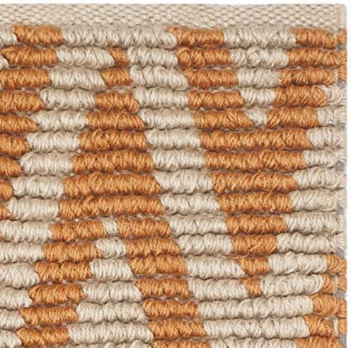 Cape Cod CAP863 Hand Woven Accent Rug - Natural/Orange - 2'3"x3'9" - Safavieh.
