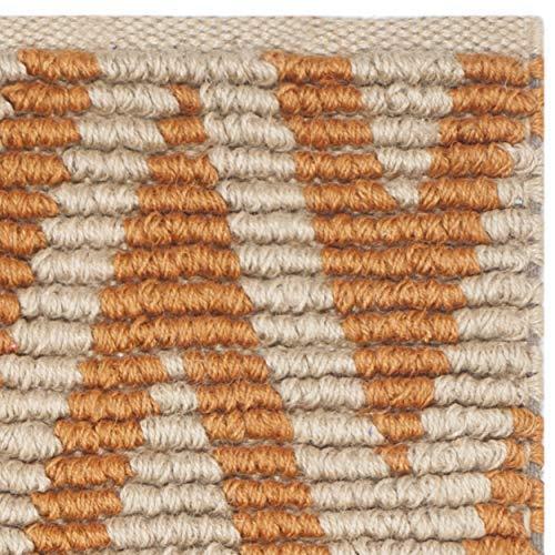 Cape Cod CAP863 Hand Woven Accent Rug - Natural/Orange - 2'3"x3'9" - Safavieh.