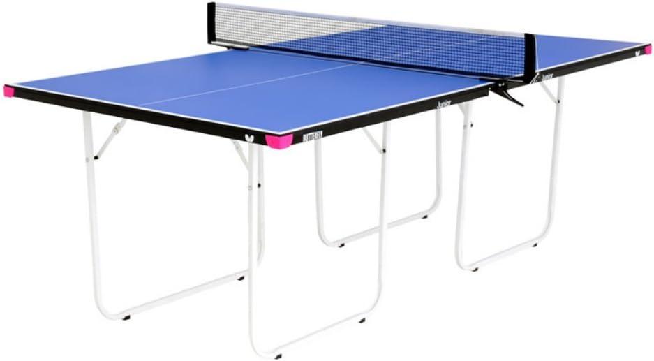 Compact Blue Folding Table Tennis Table with Net Included