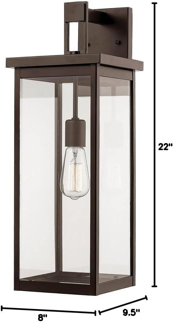 Millennium 2601-PBK Transitional One Light Outdoor Wall Bracket Finish, Powder Coat Black