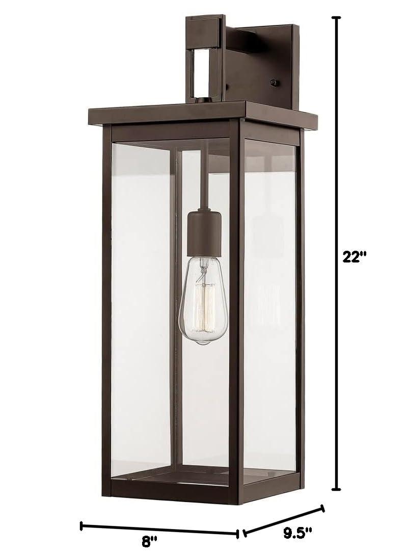 Millennium 2601-PBK Transitional One Light Outdoor Wall Bracket Finish, Powder Coat Black