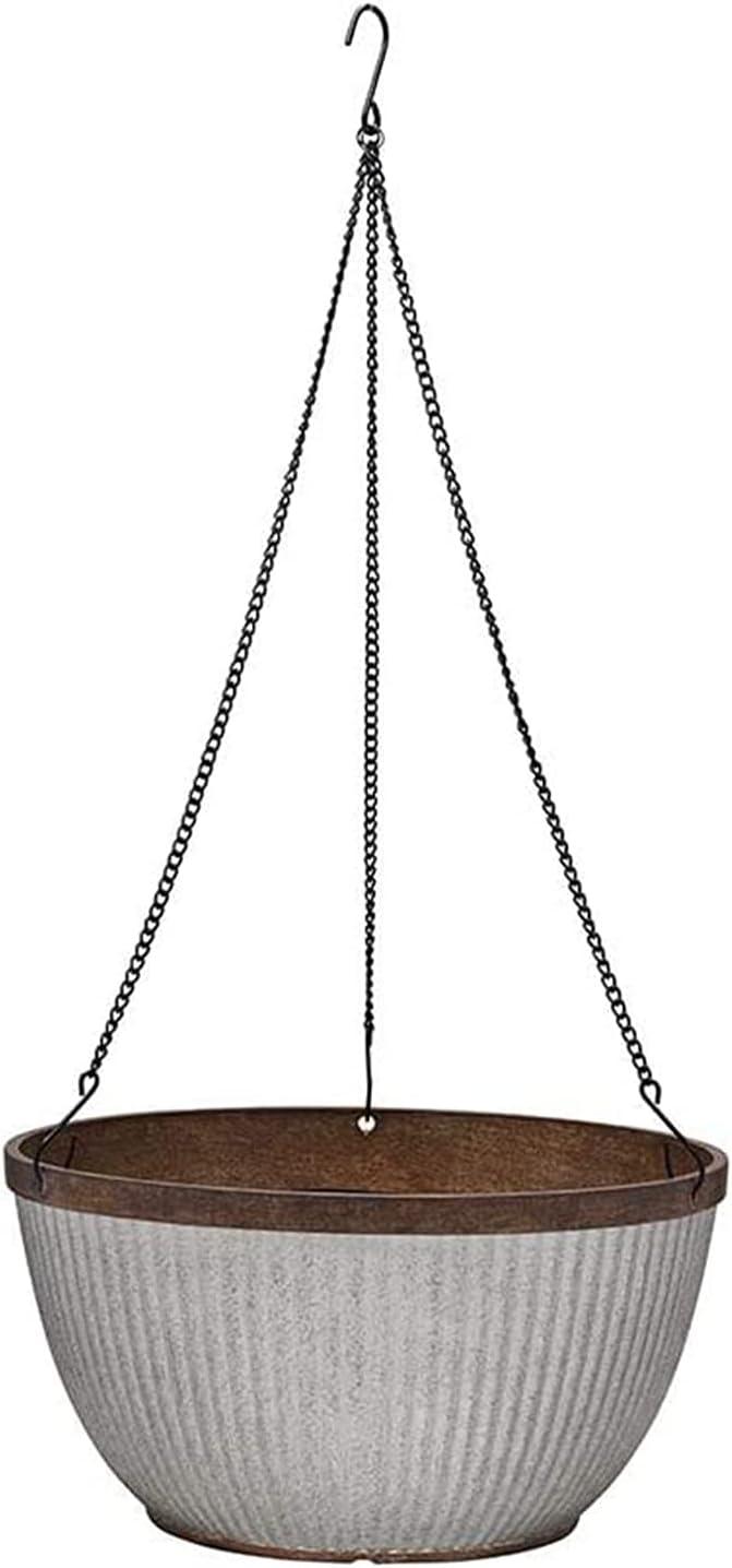 Southern Patio® Westlake Hanging Resin Pot Planter Round