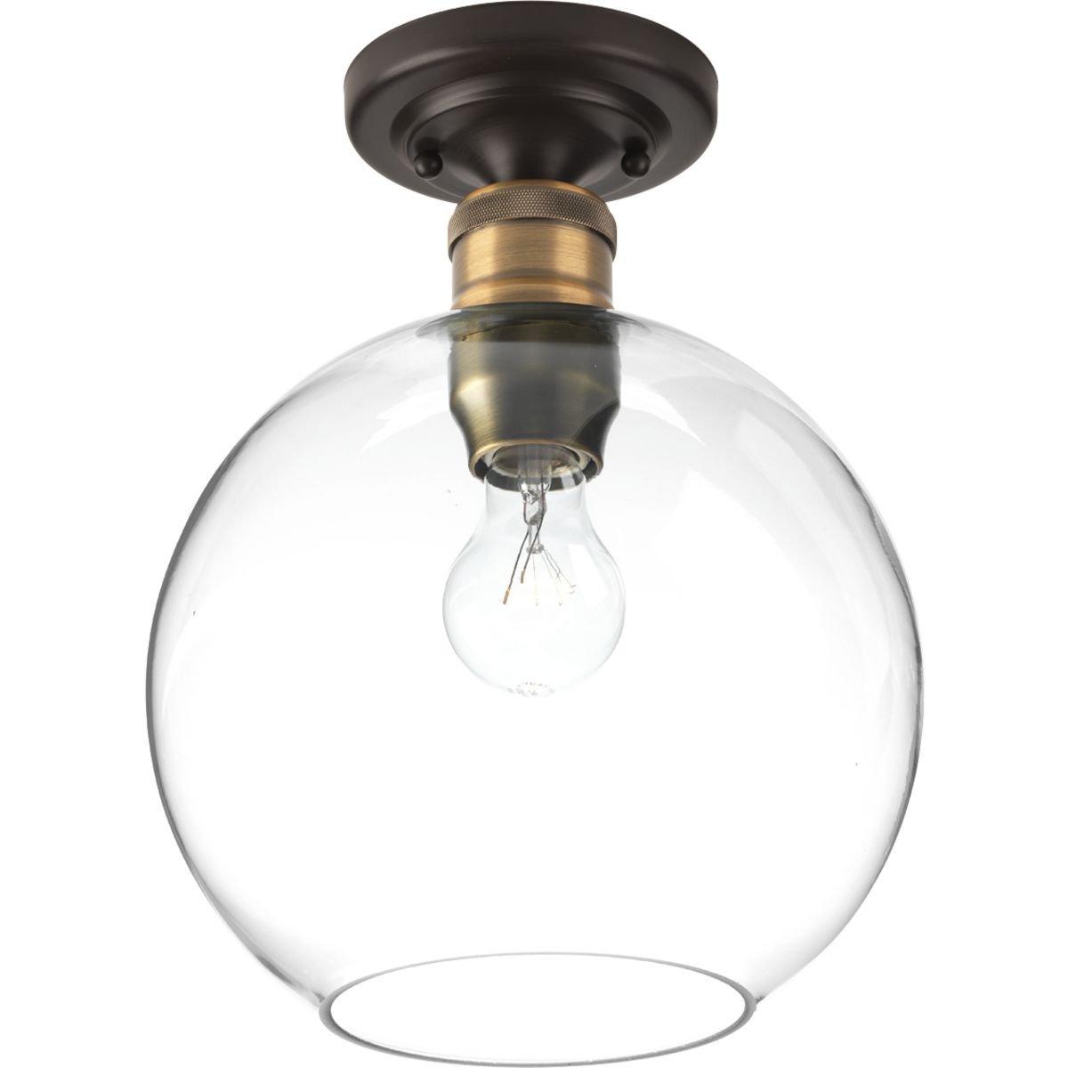 Progress Lighting - One Light Flush Mount - Close-to-Ceiling - Hansford -