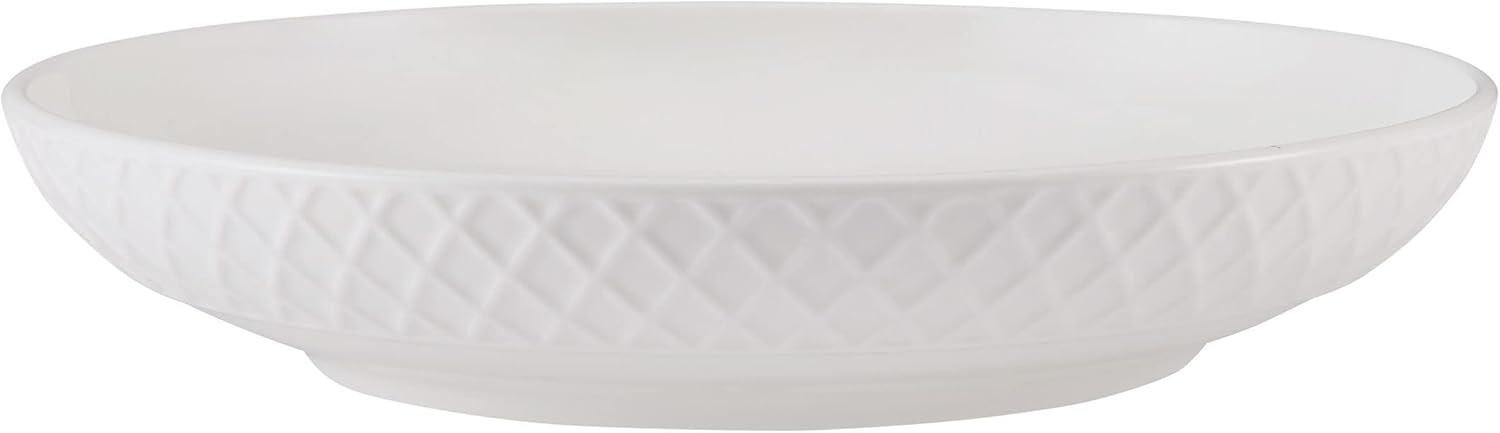 Mikasa Trellis 8 in. Bone China Pasta Bowls