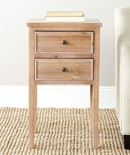 Toby Accent Table with Storage Drawers  - Safavieh