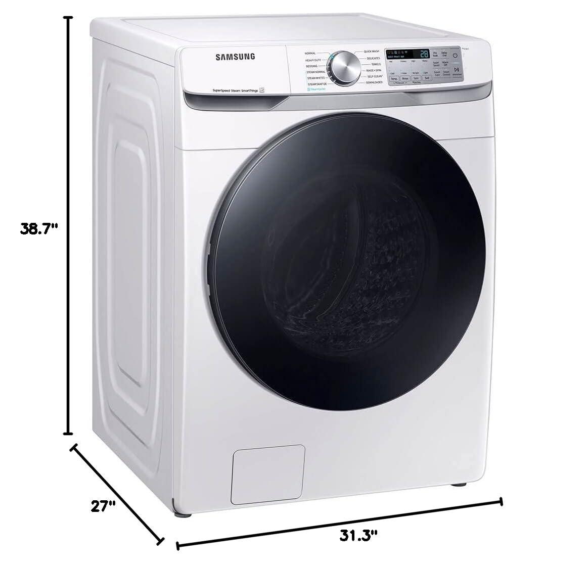 Samsung 4.5 cu. ft. Large Capacity Smart Front Load Washer with Super Speed Wash