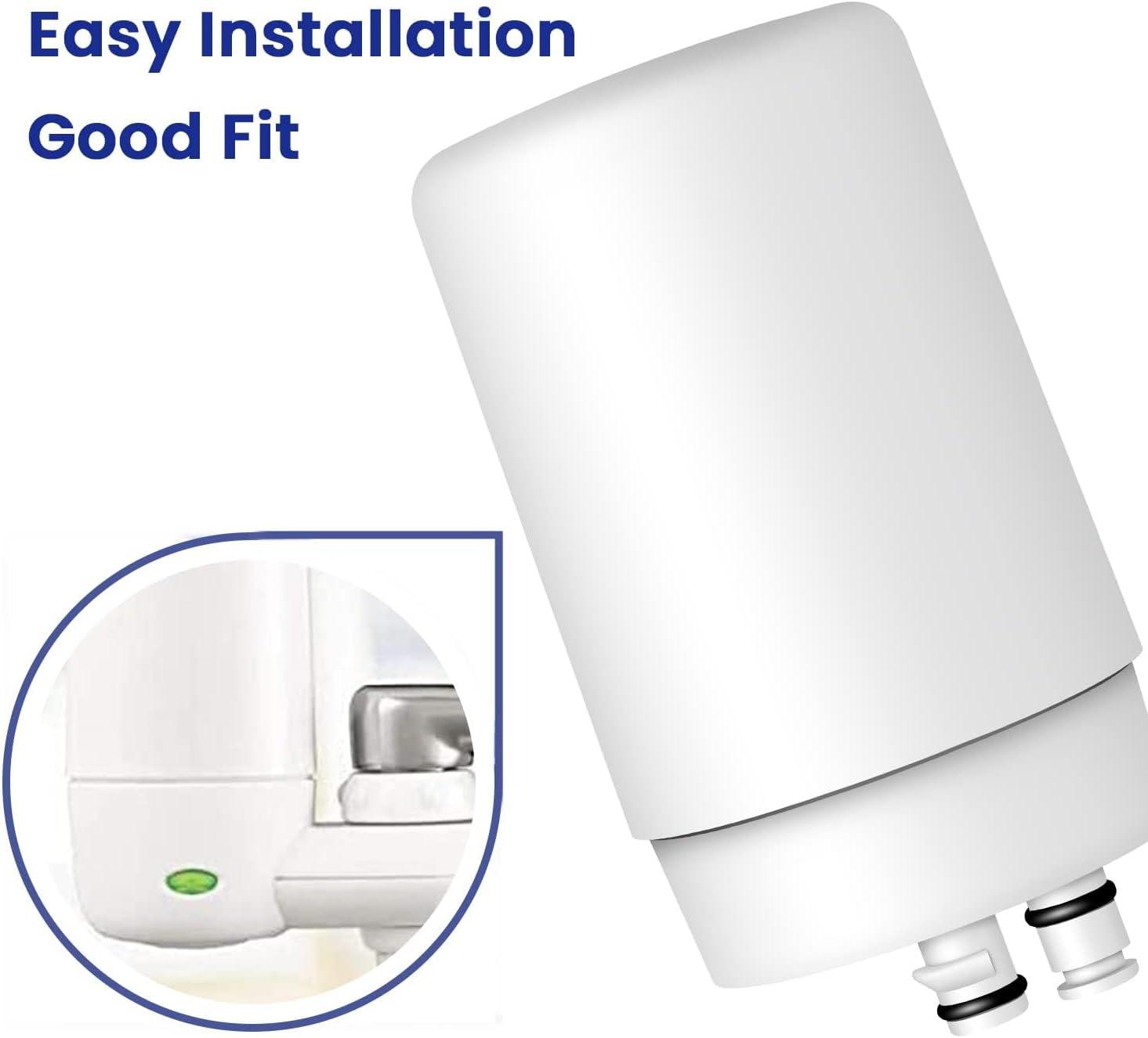 Fil-Fresh 2-Pack Faucet Filter Replacement for Brita Faucet Filtration System, NSF Certified to Reduce Chlorine, BPA-Free, Lasts 4-Months or 100 Gallons, White