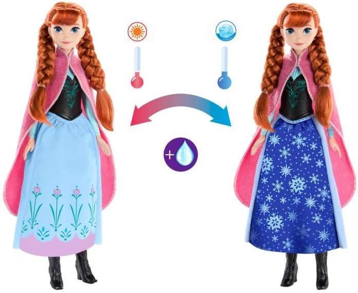 Disney Frozen Magical Skirt Anna Fashion Doll with Color-Change Skirt, Inspired by Disney Movie