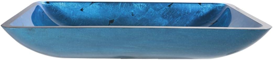 Galaxy Glass Rectangular Vessel Bathroom Sink
