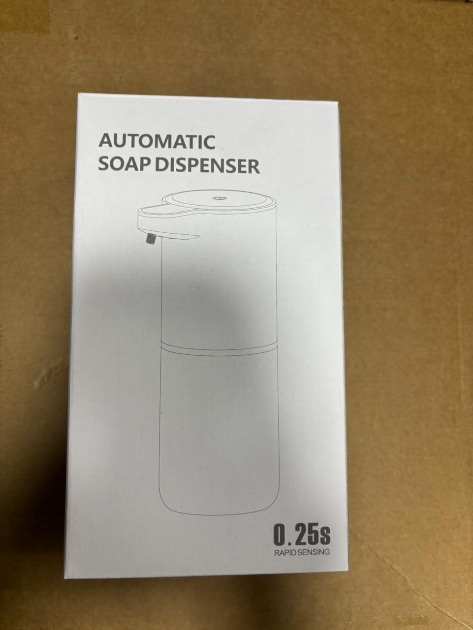 Automatic Liquid Soap Dispenser,380ml Wall Mount Touchless 4 Gear Adjustable Electric Liquid Soap Dispenser,USB Rechargeable with Sensor for Bathroom,Kitchen,Office
