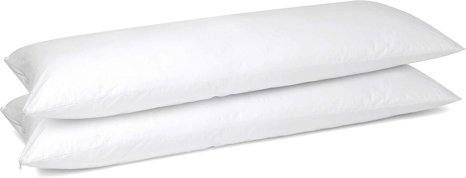 Poly-Cotton Zippered Pillow Cover  - Protects from Dirt, Dust, and Debris -200 Thread Count