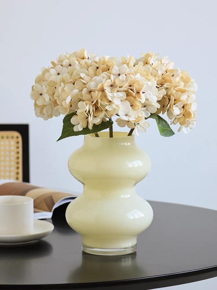 Ivory Silk Hydrangea Tabletop Centerpiece Bouquet